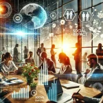 DALL·E 2025-03-16 17.09.50 - An inspiring and modern visual representation of a vision for social impact and empowerment. A team of diverse professionals in a bright and collabora